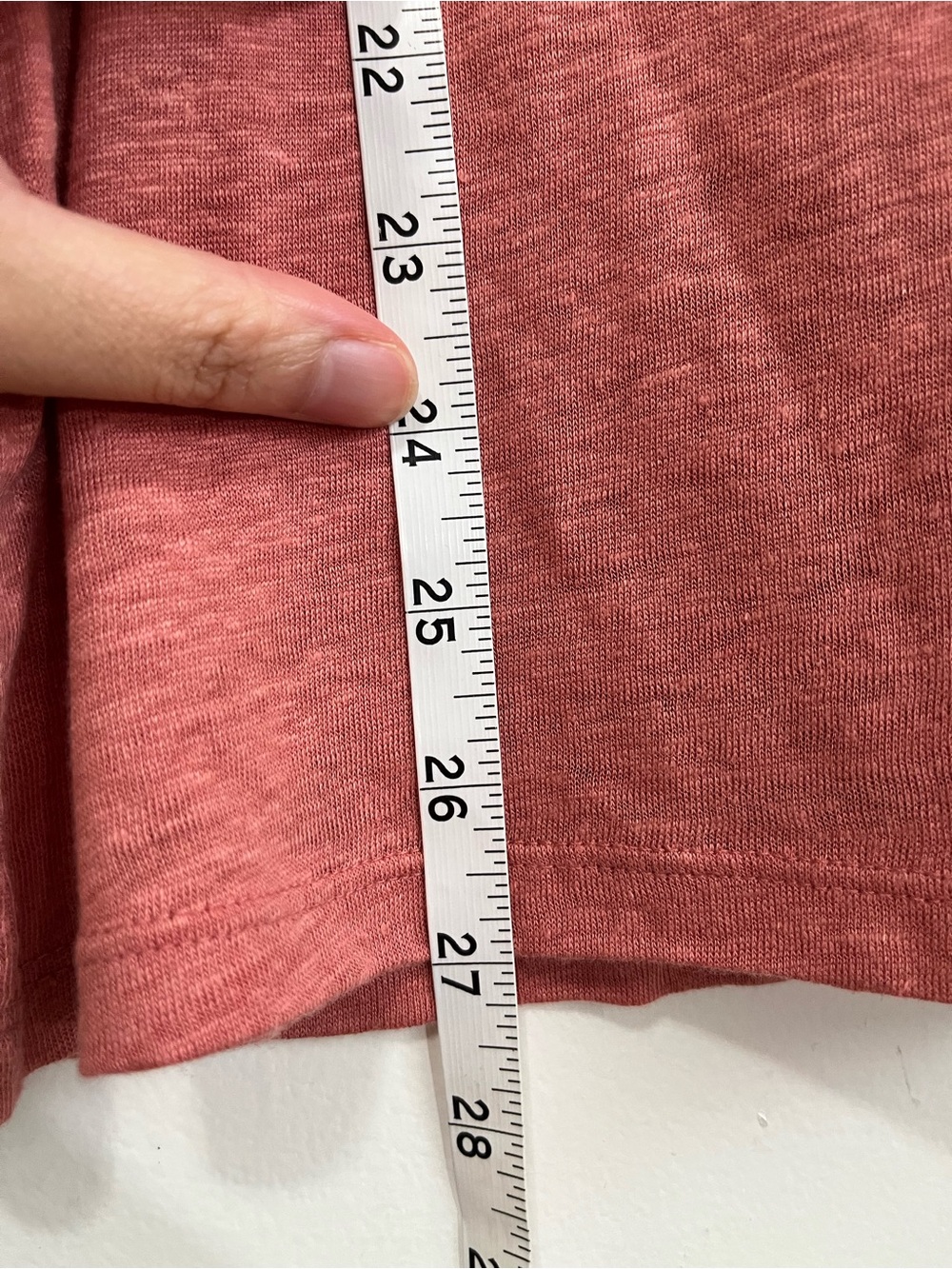 NWT LOFT Ann Taylor 100% Linen Scoop Neck Short Sleeve T-Shirt Top M Dusty Red - Picture 16 of 16